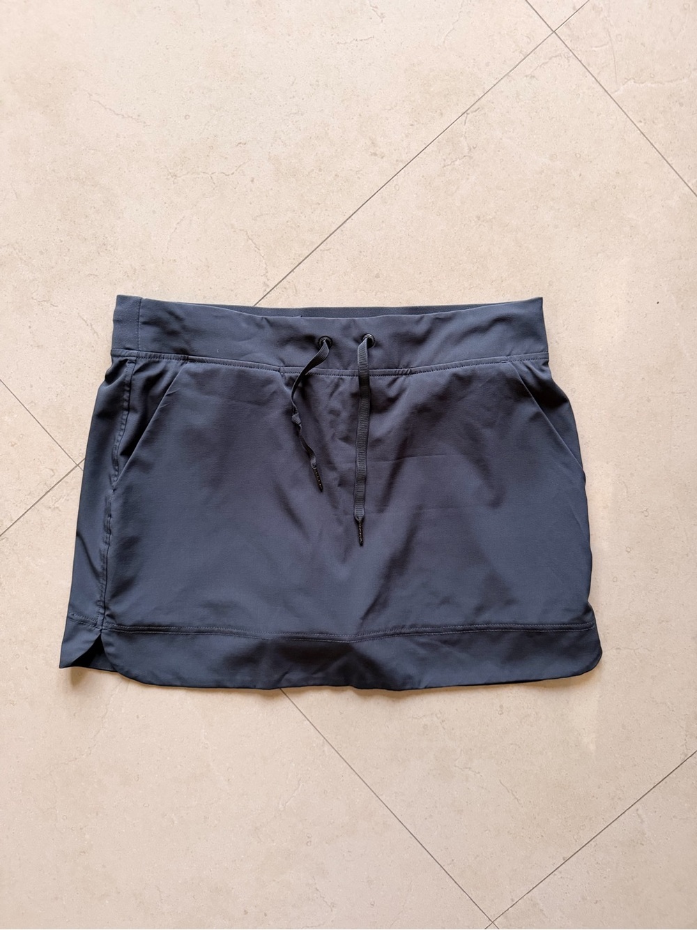 Gaiam Willow Woven Activewear Skort - Navy Blue - Size S